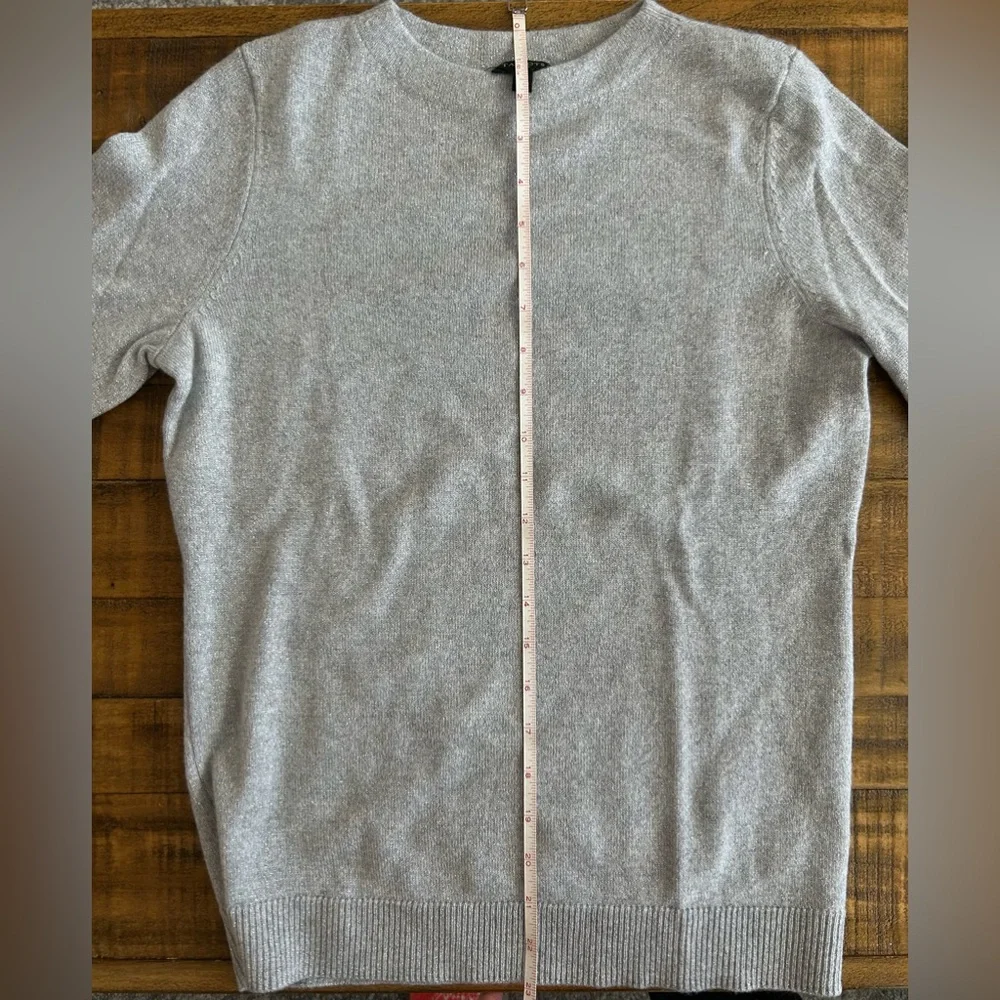 NWT Talbots Audrey Metallic Cashmere Sweater - Picture 4 of 8